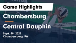 Chambersburg  vs Central Dauphin  Game Highlights - Sept. 28, 2022