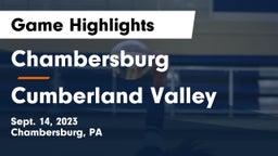 Chambersburg  vs Cumberland Valley  Game Highlights - Sept. 14, 2023