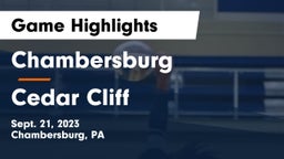 Chambersburg  vs Cedar Cliff  Game Highlights - Sept. 21, 2023