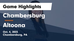 Chambersburg  vs Altoona  Game Highlights - Oct. 4, 2023