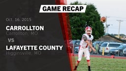 Recap: Carrollton  vs. Lafayette County  2015