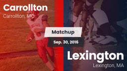 Matchup: Carrollton vs. Lexington  2016