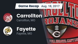 Recap: Carrollton  vs. Fayette  2017