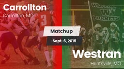 Matchup: Carrollton vs. Westran  2019