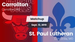 Matchup: Carrollton vs. St. Paul Lutheran  2019