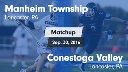 Matchup: Manheim Township vs. Conestoga Valley  2016