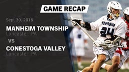 Recap: Manheim Township  vs. Conestoga Valley  2016