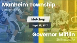 Matchup: Manheim Township vs. Governor Mifflin  2017
