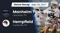 Recap: Manheim Township  vs. Hempfield  2017