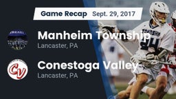 Recap: Manheim Township  vs. Conestoga Valley  2017