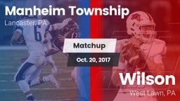 Matchup: Manheim Township vs. Wilson  2017