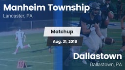 Matchup: Manheim Township vs. Dallastown  2018