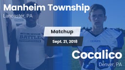 Matchup: Manheim Township vs. Cocalico  2018