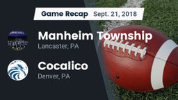 Recap: Manheim Township  vs. Cocalico  2018