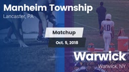 Matchup: Manheim Township vs. Warwick  2018