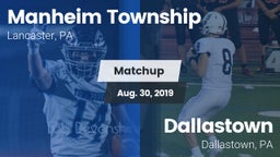 Matchup: Manheim Township vs. Dallastown  2019