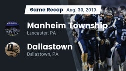 Recap: Manheim Township  vs. Dallastown  2019