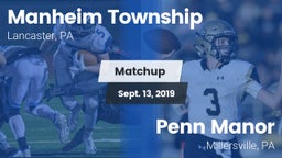 Matchup: Manheim Township vs. Penn Manor  2019