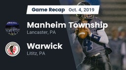 Recap: Manheim Township  vs. Warwick  2019