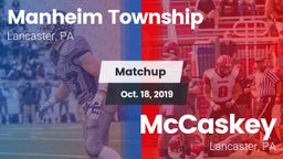 Matchup: Manheim Township vs. McCaskey  2019