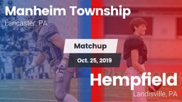 Matchup: Manheim Township vs. Hempfield  2019