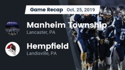 Recap: Manheim Township  vs. Hempfield  2019