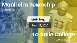 Matchup: Manheim Township vs. La Salle College  2020