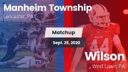 Matchup: Manheim Township vs. Wilson  2020