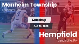 Matchup: Manheim Township vs. Hempfield  2020