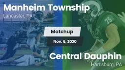 Matchup: Manheim Township vs. Central Dauphin  2020