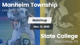 Matchup: Manheim Township vs. State College  2020