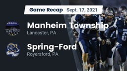 Recap: Manheim Township  vs. Spring-Ford  2021