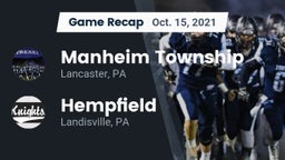 Recap: Manheim Township  vs. Hempfield  2021