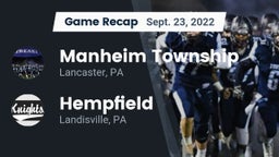 Recap: Manheim Township  vs. Hempfield  2022