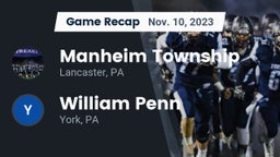 Recap: Manheim Township  vs. William Penn  2023