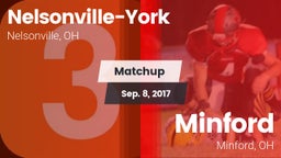 Matchup: Nelsonville-York vs. Minford  2017
