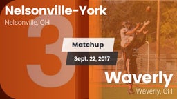 Matchup: Nelsonville-York vs. Waverly  2017