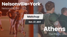 Matchup: Nelsonville-York vs. Athens  2017