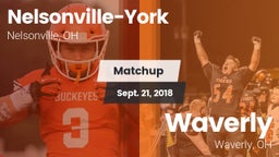 Matchup: Nelsonville-York vs. Waverly  2018