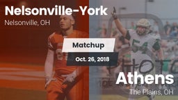 Matchup: Nelsonville-York vs. Athens  2018