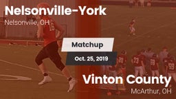 Matchup: Nelsonville-York vs. Vinton County  2019