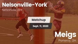 Matchup: Nelsonville-York vs. Meigs  2020