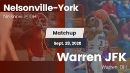 Matchup: Nelsonville-York vs. Warren JFK 2020