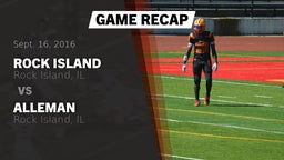 Recap: Rock Island  vs. Alleman  2016