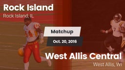Matchup: Rock Island vs. West Allis Central  2016