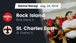 Recap: Rock Island  vs. St. Charles East  2018