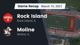 Recap: Rock Island  vs. Moline  2021