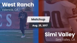Matchup: West Ranch High vs. Simi Valley  2017