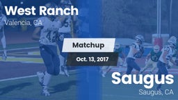 Matchup: West Ranch High vs. Saugus  2017