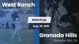 Matchup: West Ranch High vs. Granada Hills  2019